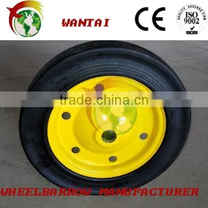 14*4 Air Good Quality Wheel and Tire for Wheelbarrow thumbnail-1