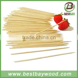 30cm Long Hot Sale Disposable Round Bamboo Skewers For BBQ Or Food thumbnail-5
