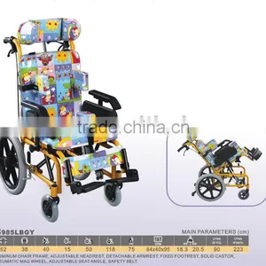 Rehabilitation Therapy Supplies Brain Paralysis Wheelchair Cerebral Palsy Use Children Wheelchair thumbnail-1