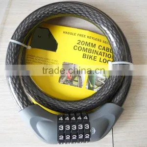 20mm Cable Combination Bike Lock thumbnail-1