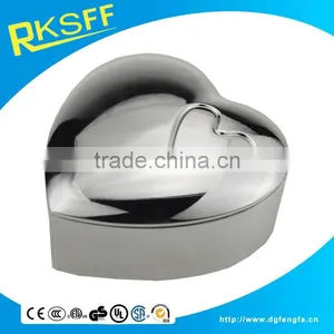 Hot Selling Simple Design Small Gift Boxes Metal/alloy Jewelry Box thumbnail-1