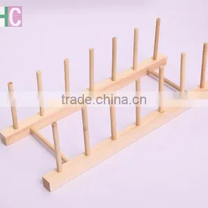 Wooden Plate Dish Bowl Rack thumbnail-3