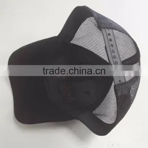 100% Black Cotton Baseball Cap Hats thumbnail-2
