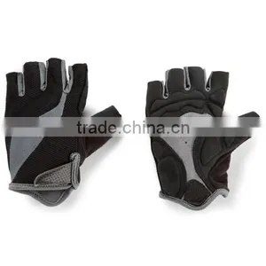Cool Cycling Leather Fingerless Gloves thumbnail-1