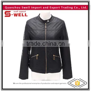 Latest Fashion Warm Woman pu Jacket thumbnail-1