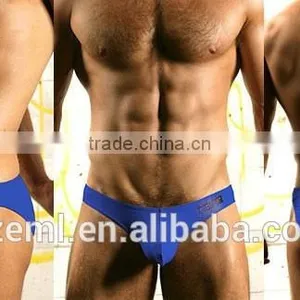 Wholesale Mens Sexy U Convex Pouch Low Waist Lycra Cotton Boxer Brief thumbnail-6