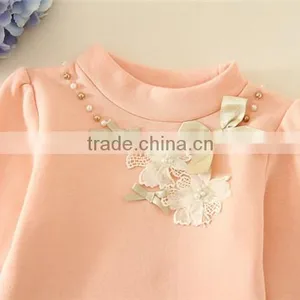 Autumn Baby Girl Cotton Long Sleeve T Shirts, Korean Girls Fashion T Shirts thumbnail-5