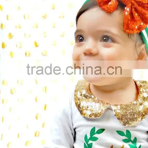 Baby Girls Christmas Outfits Stana Baby Toddlers Sequins Collar Tops And Skirt Sets Infant Girls Personalized Outfit thumbnail-4
