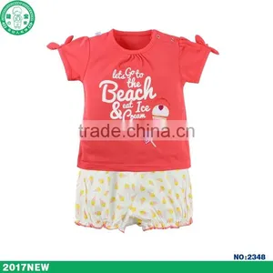 New Arrival Toddler Summer Outfits Set Fancy Baby Girl Clothing Sets thumbnail-2