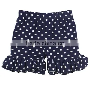 Polka Dot Print Shorts Child Model Wholesale Baby Ruffle Shorts Ruffle Icing Shorts thumbnail-4