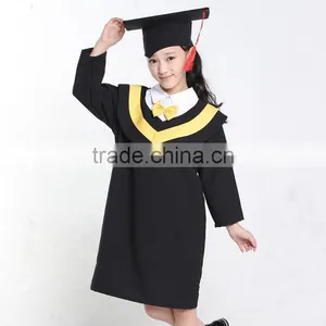 Custom Kids Preschool Graduation Gowns / Nice Boys Wearing Girls School Uniform for Kindergarten thumbnail-1