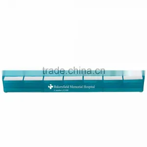 USA Made Snap-Open 7-Day Med Minder Pill Dispenser - Has an Easy to Use Push-button to Release Lid and Comes With Your Logo thumbnail-4
