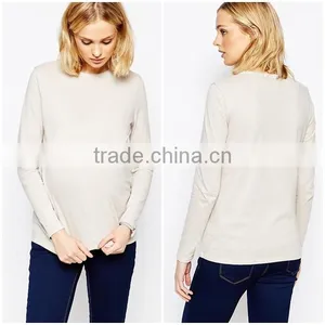 Regular Fit Comfortable Long Sleeve Cotton Fabric of Maternity Wear thumbnail-1