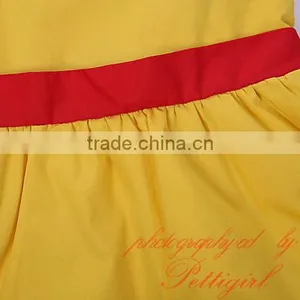 Halloween Costume Yellow Flower Girl Dresses thumbnail-4