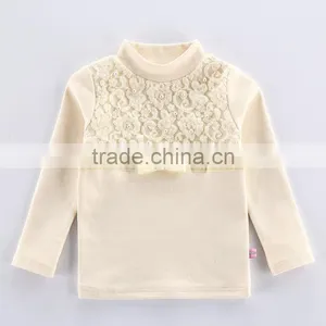 Warm High Collar Long-Sleeved New Beautiful Girls Pullovers thumbnail-1