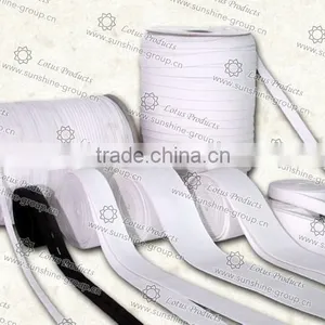 Home Textile Medical Garment Shoes Bags Use and Elastic Feature Elastic Tape Braided Elastic thumbnail-1