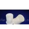 High Temperature Resistant Yellow 99% Alumina / AL2O3 Ceramic Tubes Wear Parts thumbnail-1