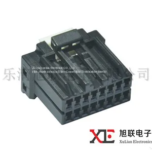 Widely Used 16pin Black Female Tyco Pbt Gf30 175966-2 thumbnail-1
