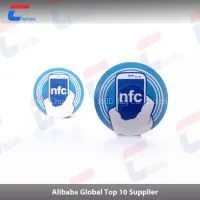 PVC/PET/Paper Printable NTAG 213 RFID NFC Label/Sticker Diameter 30mm/35mm Cheap Passive NFC Tag thumbnail-1