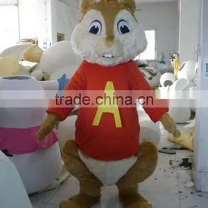 Lightweight Alvin Chipmunks Mascot Costume Adult Alvin Chipmunks Mascot Costume thumbnail-3