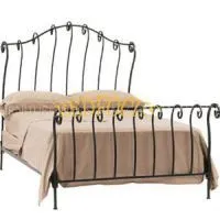 Comfortable Wrought Iron Bed BED-T-016 thumbnail-1