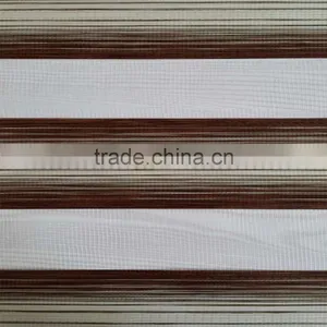 Wholesale Day and Night Zebra Blinds Sheer Blackout Curtai Fabric for Hotel Windows thumbnail-3