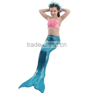 3pcs Swimmable Mermaid Tail With Monofin Swimming Mono Flippers Swimwear thumbnail-6