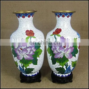 Antique Vintage Chinese Cloisonne Vases thumbnail-1