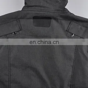Stylish Mens Spring Thin Paded Hooded Waterproof Long Jean Jacket thumbnail-4