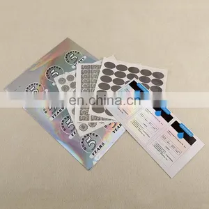 Customized Cheaper Price Anti-counterfeit Laser Adhesive Sticker for Environmental Protection Adhesive thumbnail-2