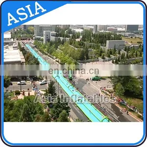 Long Water Slide 1000 ft Slip n Slide Inflatable Slide the City thumbnail-1