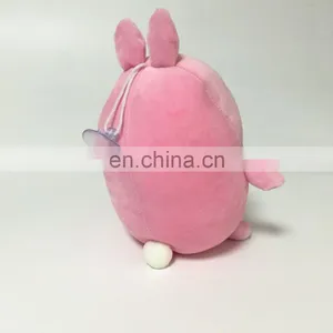 Stuffed Foam Beads Plush Soft Bunny Keychain With Sucker Toy thumbnail-2