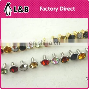 5mm 6mm 7mm 8mm 9mm 10mm 12mm Wholesale Rhinestone Rivet Studs thumbnail-1