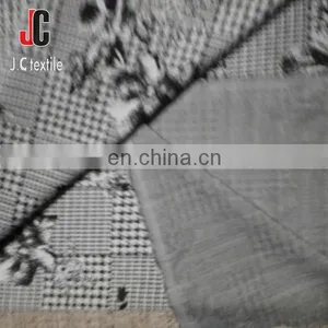 China Supplier Jacquard Stripe Fabric Recycled Knit Polyester Fabric for Garment thumbnail-2