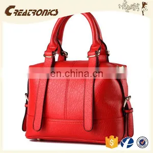 CR Europe Market Expert Recommend pu Material Portable Long Handle Red Colors New High Quality Fashion Bags Ladies Handbags 2015 thumbnail-1