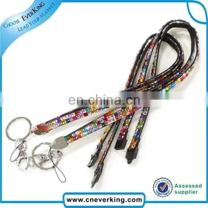 Bling Bright Fashion Colourful New Design Rhinestone Lanyard thumbnail-2