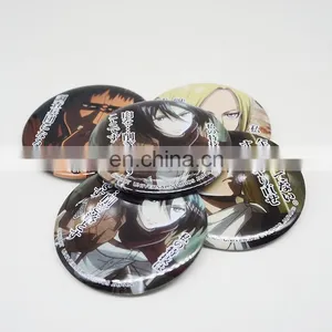 Personality Tin Metal Round Button Pin Badge thumbnail-2