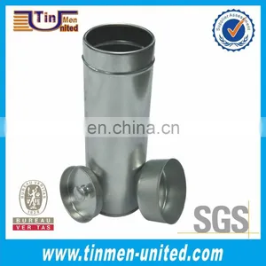 Plain Round Tea Packaging Tin Box With Inner Cap thumbnail-1