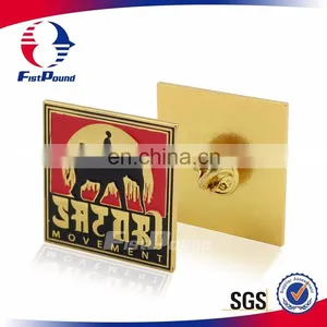 Promotion Graduation Cap Lapel Pin With Gold Plating thumbnail-4