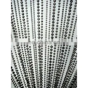 3' x 6' Foot Pearl Ballchain Beaded Curtains thumbnail-1