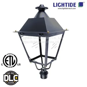 DLC Qualified Street LED Post Top Light Fixtures, 50W, 120-277VAC, 5100 Lm, 5700K, 5 Yrs Warranty thumbnail-1