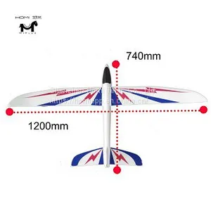Giant 1200mm EPO Foam Airplane Hand Launch Glider With Sticker DIY Toys for Kids thumbnail-2