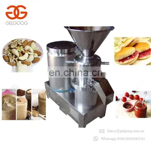 Vertical Almond Tamarind Paste Chickpea Hummus Peanut Butter Colloid Mill Making Machine thumbnail-3
