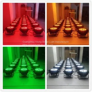 WIFI RGBWA+UV 6in1 Dmx Led Stage Lighting,par Led Lighting,disco Lights,dj Lights for Wedding DJ thumbnail-3