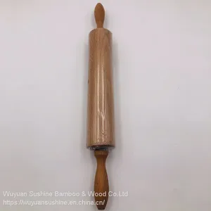 Beech Wooden Rolling Pin, Oil on the Surface thumbnail-3