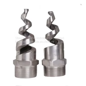 Stainless Steel Marine Tower Cooling Cleaning Fire-protection Full Cone Water Jet Sprinkler Spiral Spray Nozzle thumbnail-1