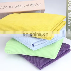 Good Drapery Solid Dyed Polyester Nylon 8 Wale Corduroy Fabric for Jacket/pillow/trousers thumbnail-1