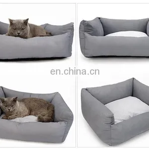 Warming Dog Beds,Rectangle Washable Pet Bed With Breathable Fabric Luxury Sleeping Bed thumbnail-4