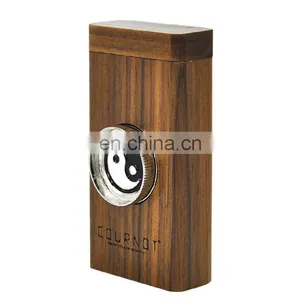 HQP-XJ21 HongQiang Wooden Custom Weed Smoking Cigarette Case Pipe Smoking Accessories Hitter Dugout thumbnail-2