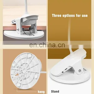 Custom Logo OEM Factory Wholesale Modern Usb Rechargeable Bedside Touch Led Desk Lamp thumbnail-6